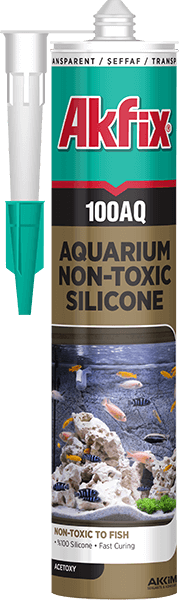 100AQ Netoskični silikon za akvarijume